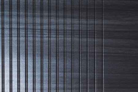 Painted metal ribbed background. striped surface with furrows