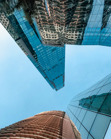 Skyscrapers viewの写真素材