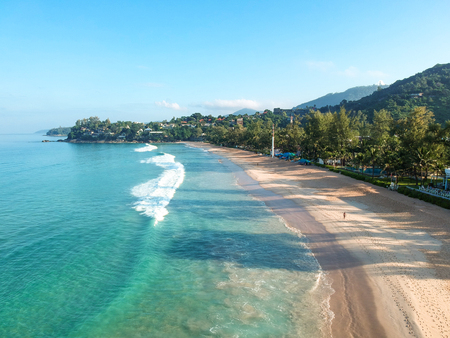 Beach aerial viewの写真素材