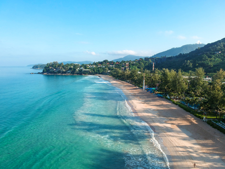 Beach aerial viewの写真素材
