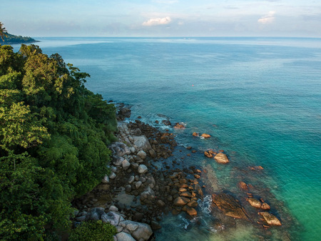 Sea aerial viewの写真素材