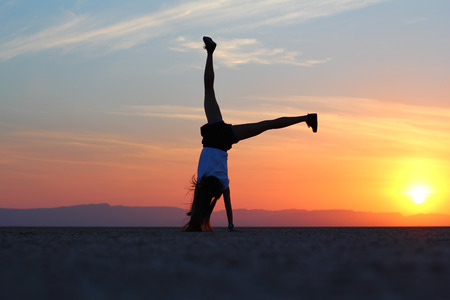 Desert sunriseの写真素材