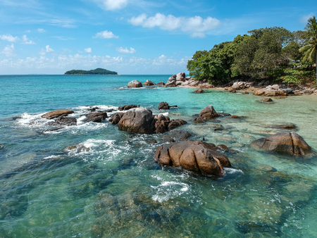 Sea rocksの写真素材