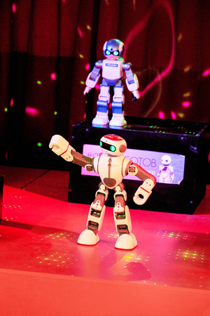 exhibition of robots and robotics