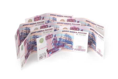 Russian money, five hundred of roubles