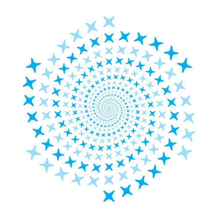 Vector Abstract Snowflake or Patternのイラスト素材