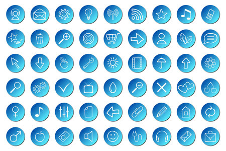 Web Iconsのイラスト素材