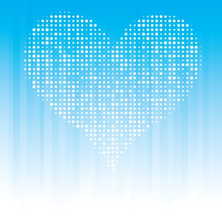 Heart on Black Backgroundのイラスト素材