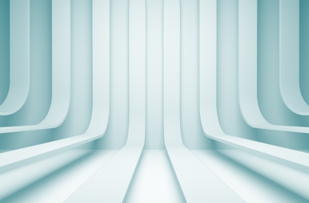 3d Blue Abstract Architecture Backgroundの写真素材