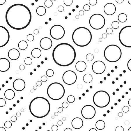Vector Monochrome Abstract Seamless Backgroundのイラスト素材