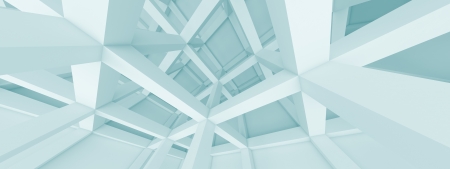 Abstract Horizontal Panoramic Architecture Conceptの写真素材