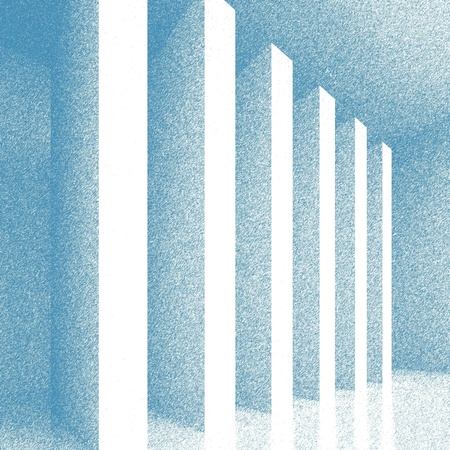 Blue Interior Sketch Backgroundの写真素材