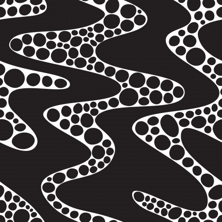 Seamless Monochrome Microscopic Backgroundのイラスト素材