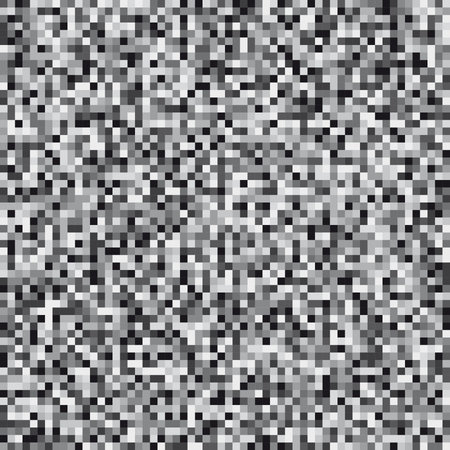 Vector Seamless Abstract Monochrome Pattern