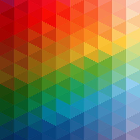 Vector Abstract Colorful Triangles Pattern のイラスト素材