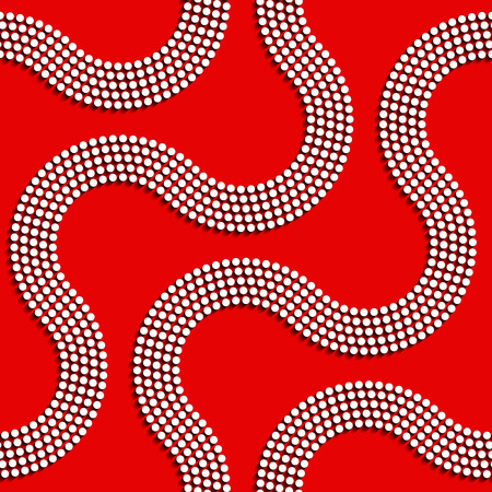 Vector Abstract Red Seamless Backgroundのイラスト素材