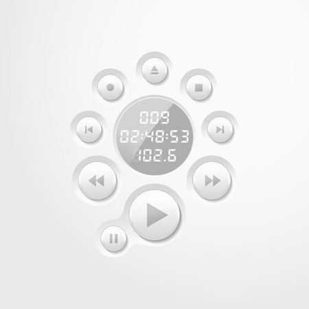 Vector Web User Interface Designのイラスト素材