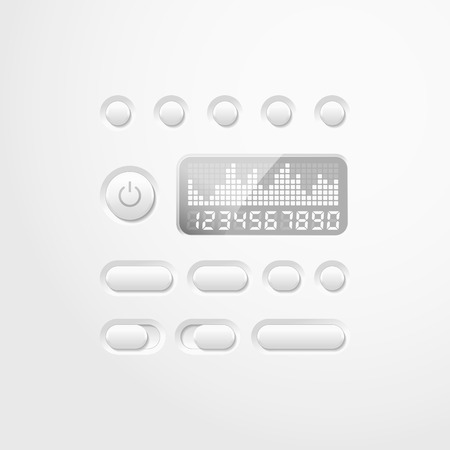 Vector Web User Interface Designのイラスト素材