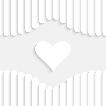 Abstract Vector White Valentine Backgroundのイラスト素材