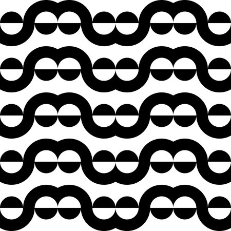 Vector Abstract Seamless Mosaic Pattern