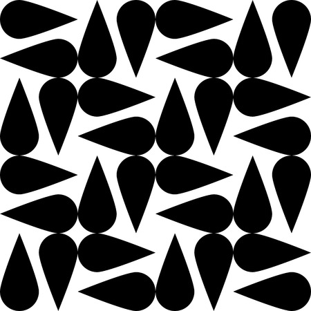 Vector Abstract Seamless Monochrome Backgroundのイラスト素材