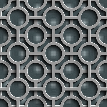 Vector Abstract Seamless Oriental Patternのイラスト素材