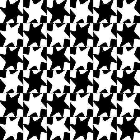 Vector Abstract Seamless Monochrome Background