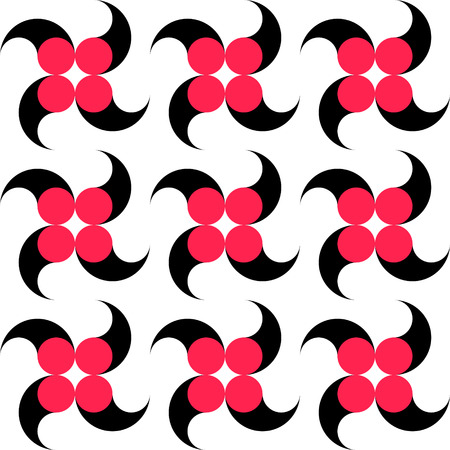 Vector Abstract Seamless Damask Backgroundのイラスト素材