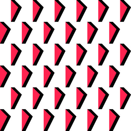 Abstract Triangle Pattern. Vector Seamless Background
