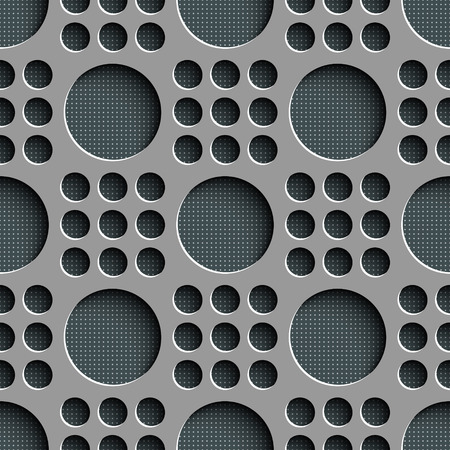 Abstract Seamless Circles Backgroundのイラスト素材
