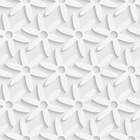 Vector Abstract Seamless Flower Patternのイラスト素材