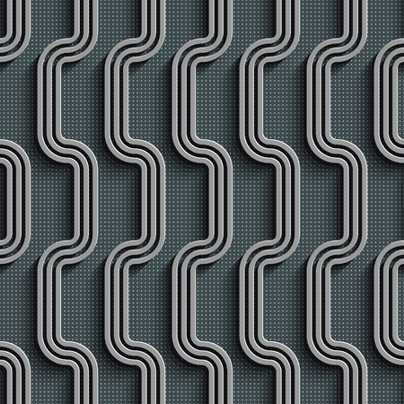 Seamless Stripe Pattern. Abstract Gray Background. Vector Regular Textureのイラスト素材