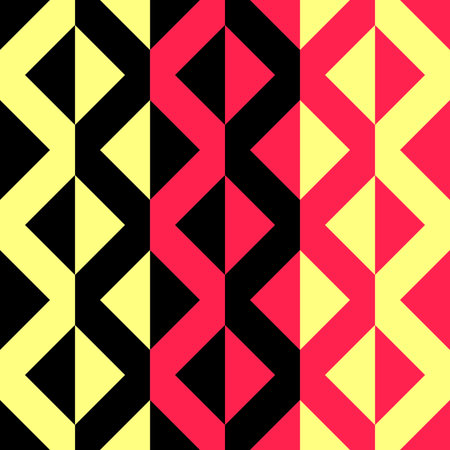 Seamless Triangle and Square Pattern. Abstract Background. Vector Regular Texture