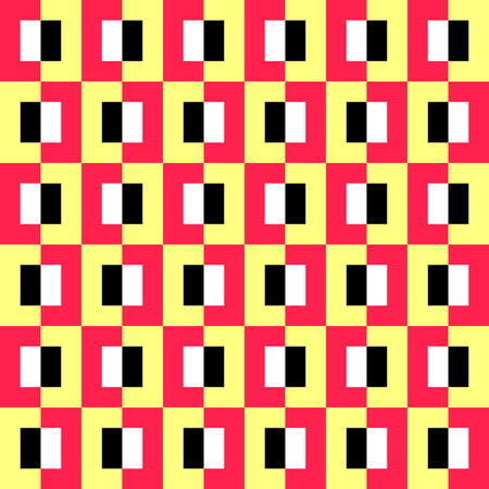 Seamless Square Pattern. Abstract Background. Vector Regular Textureのイラスト素材