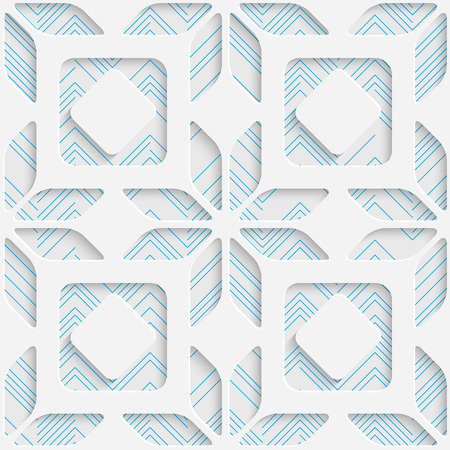 Seamless Star Pattern. Vector Abstract Modern Design. White and Blue  Geometric Background.のイラスト素材