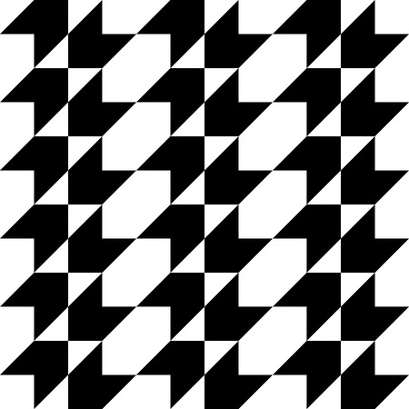 Ilustración de Seamless Geometric Pattern. Vector Black and White Texture - Imagen libre de derechos