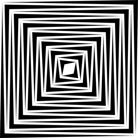 Seamless Square Pattern. Abstract Black and White Background. Vector Regular Textureのイラスト素材