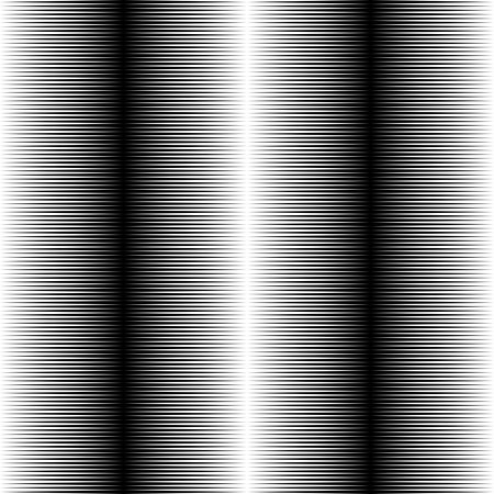 Seamless Stripe and Line Pattern. Vector Black and White Textureのイラスト素材