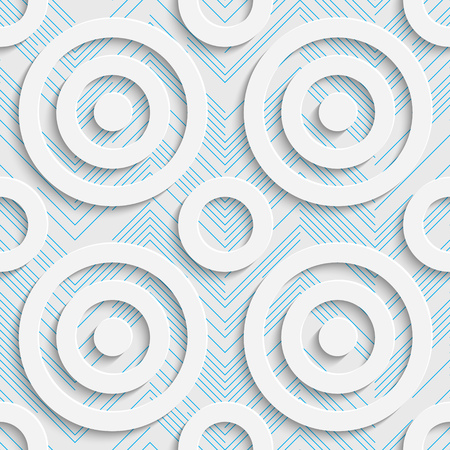 Seamless Geometric Pattern. Abstract Beautiful Background. Modern Symmetrical Wallpaper. 3d Decorative Design. Wrapping Paper Textureのイラスト素材