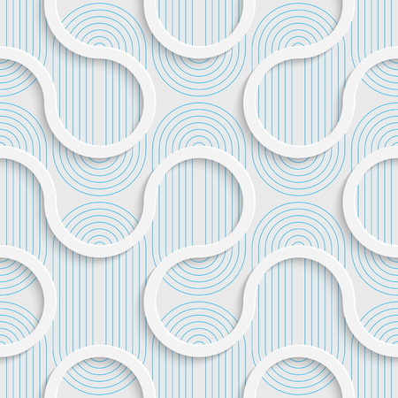 Seamless Contemporary Pattern. Abstract Web Background. Modern Stylize Wallpaper. 3d Tech Design. Wrapping Paper Textureのイラスト素材