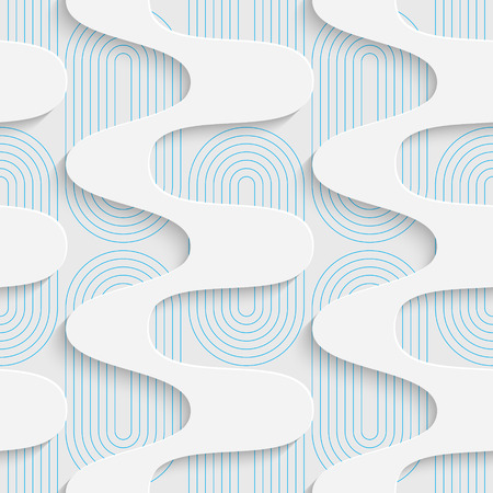 Seamless Wrapping Pattern. Abstract Tracery Background. Modern Stylish Wallpaper. 3d Delicate Designのイラスト素材