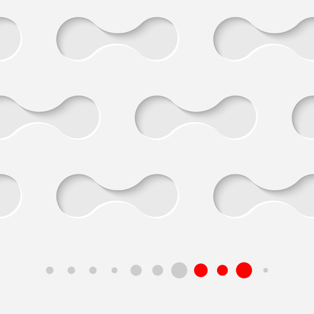 Abstract Cover Design. Vector Disco Wallpaper with Copy Space. White Geometric Backgroundのイラスト素材