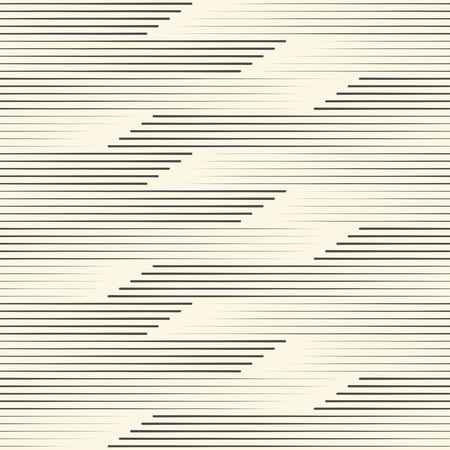 Seamless Horizontal Line Background. Minimal Wrapping Paper Design. Abstract Monochrome Textureのイラスト素材