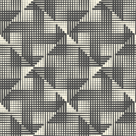 Seamless Tartan Pattern. Abstract Plaid Texture. Vector Fashion Backgroundのイラスト素材
