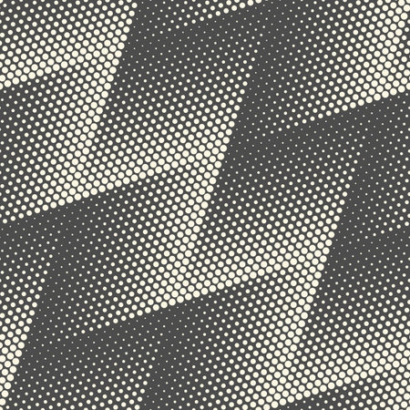 Seamless Triangle Background. Vector Halftone Texture. Abstract Modern Gradient Pattern