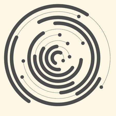 Modern Circular Graphic Design.のイラスト素材