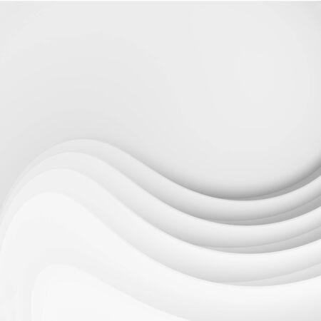 Minimal Wave Design. White Creative Wallpaperの写真素材