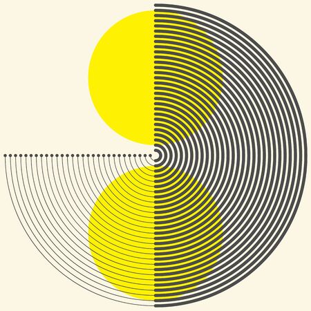 Geometric Decorative Design. Abstract Modern Wallpaper.のイラスト素材