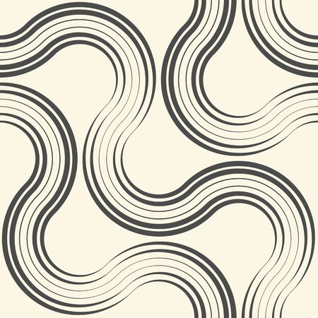 Seamless Wave Regular Textureのイラスト素材