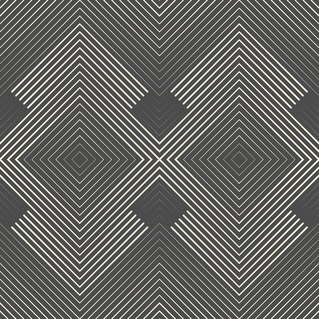 Seamless Line  Plaid Pattern. Monochrome Regular Textureのイラスト素材